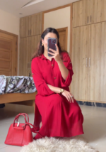 PAKISTANI STYLE TRENDY KURTA PENT SET - Image 3