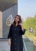 Noir Grace Black Kurta Pant Set - Image 4