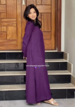 Purple Majestic Long Shirt Dress - Image 6