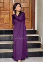 Purple Majestic Long Shirt Dress - Image 8
