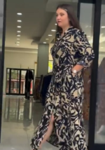 Beige & Black Print Executive Co-ord Set - Image 2